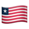 Liberia emoji on Apple